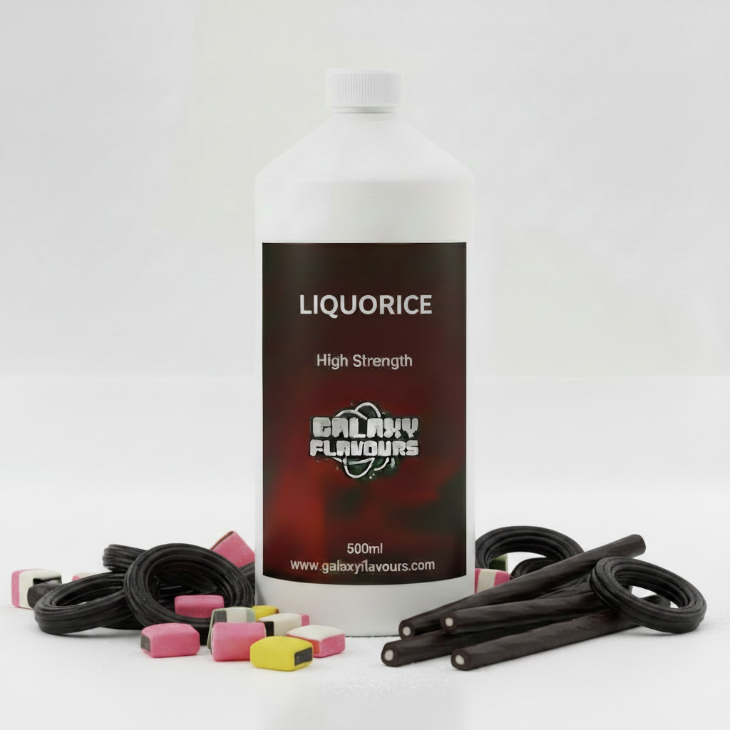 Galaxy Flavours Liquorice Food Flavouring Concentrate – Professional High Strength, Vegan, Gluten-Free