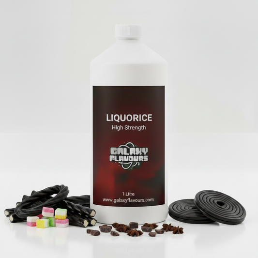 Galaxy Flavours Liquorice Food Flavouring Concentrate – Professional High Strength, Vegan, Gluten-Free