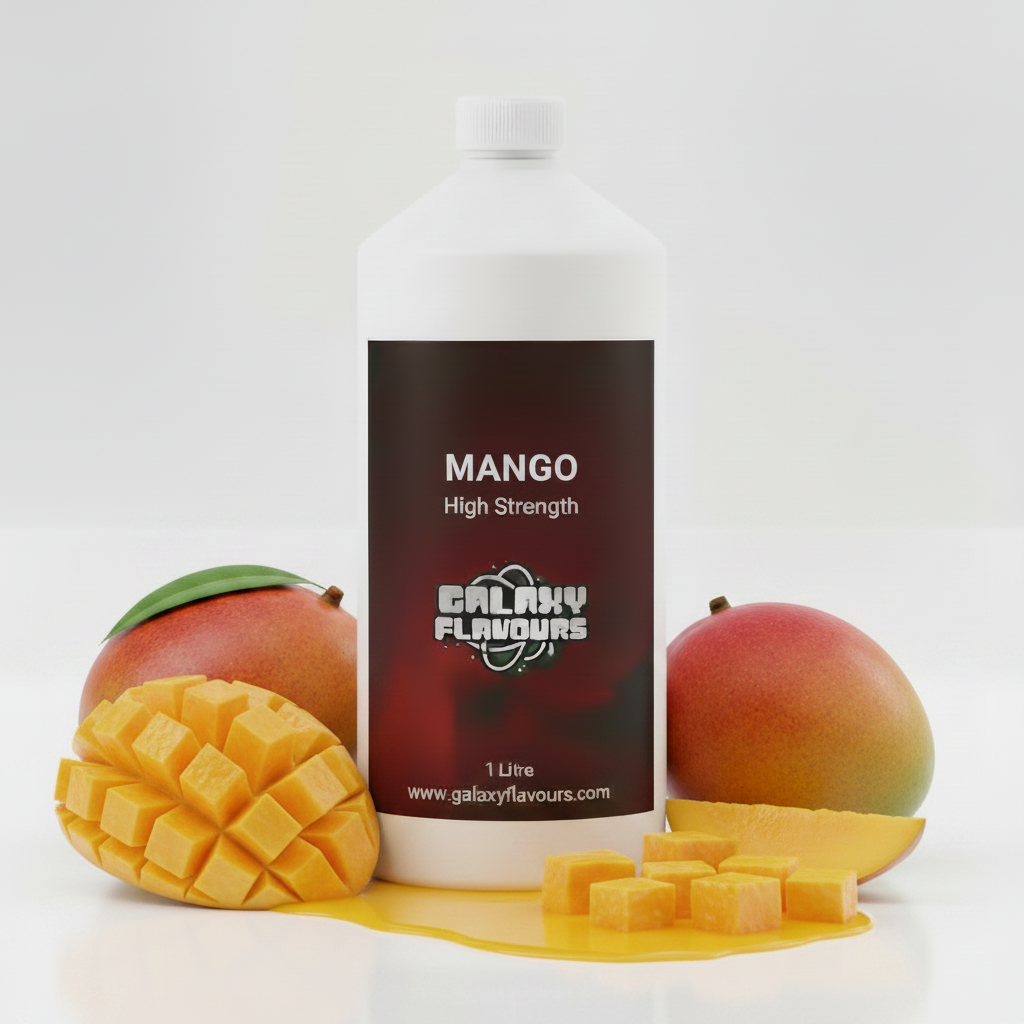 Galaxy Flavours Mango Food Flavouring Concentrate – Professional High Strength, Vegan, Gluten-Free