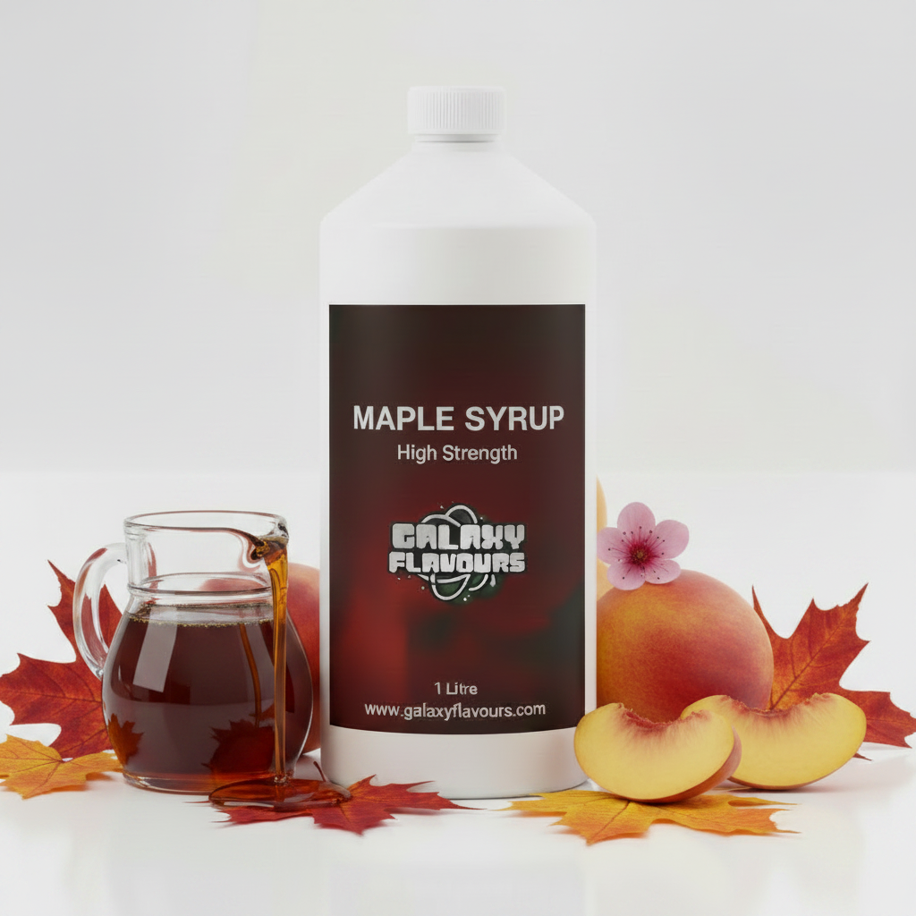 Galaxy Flavours Maple Syrup Food Flavouring Concentrate – Professional High Strength, Vegan, Gluten-Free