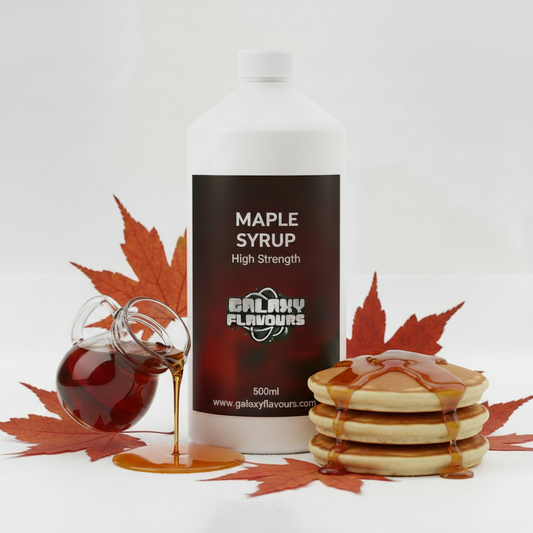 Galaxy Flavours Maple Syrup Food Flavouring Concentrate – Professional High Strength, Vegan, Gluten-Free
