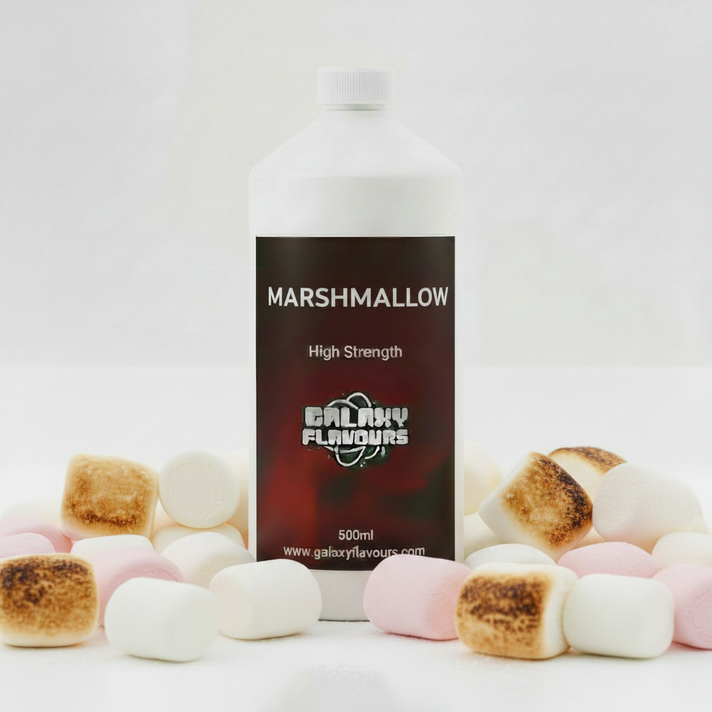 Galaxy Flavours Marshmallow Food Flavouring Concentrate – Professional High Strength, Vegan, Gluten-Free