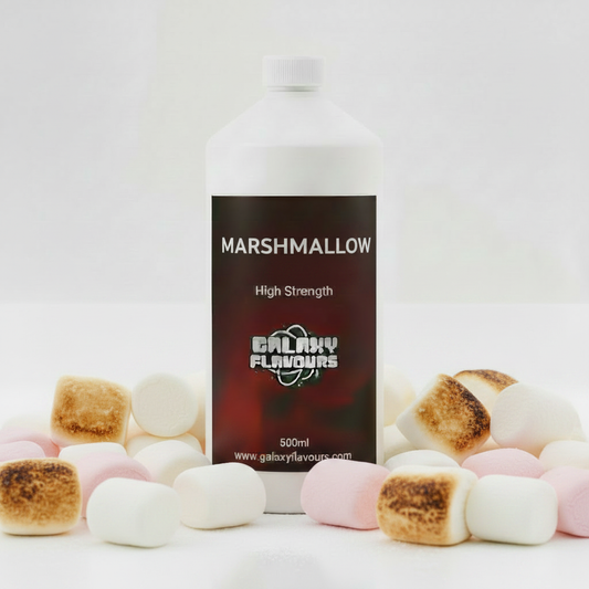 Galaxy Flavours Marshmallow Food Flavouring Concentrate – Professional High Strength, Vegan, Gluten-Free