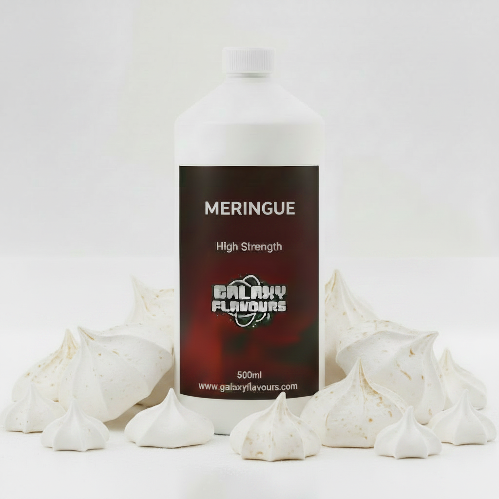 Galaxy Flavours Meringue Food Flavouring Concentrate – Professional High Strength, Vegan, Gluten-Free