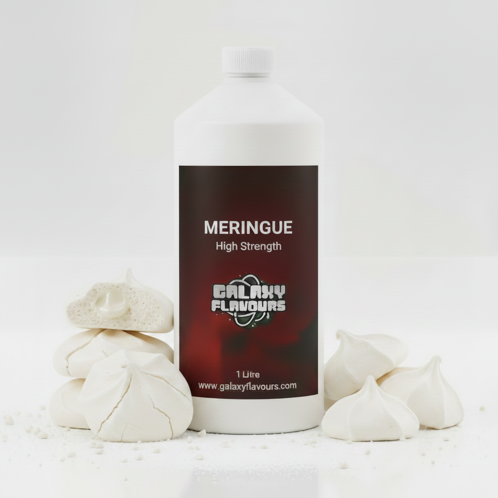 Galaxy Flavours Meringue Food Flavouring Concentrate – Professional High Strength, Vegan, Gluten-Free