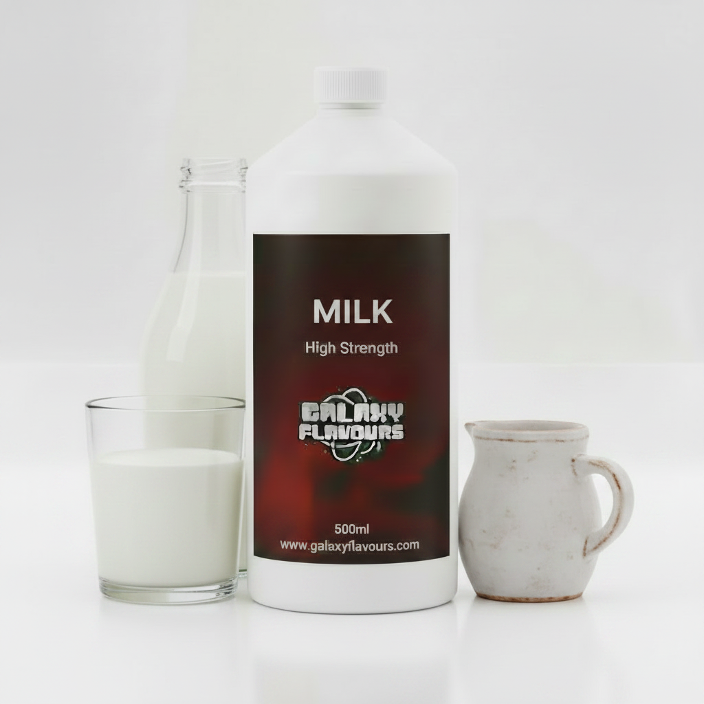 Galaxy Flavours Milk - Dairy Food Flavouring Concentrate – Professional High Strength, Vegan, Gluten-Free