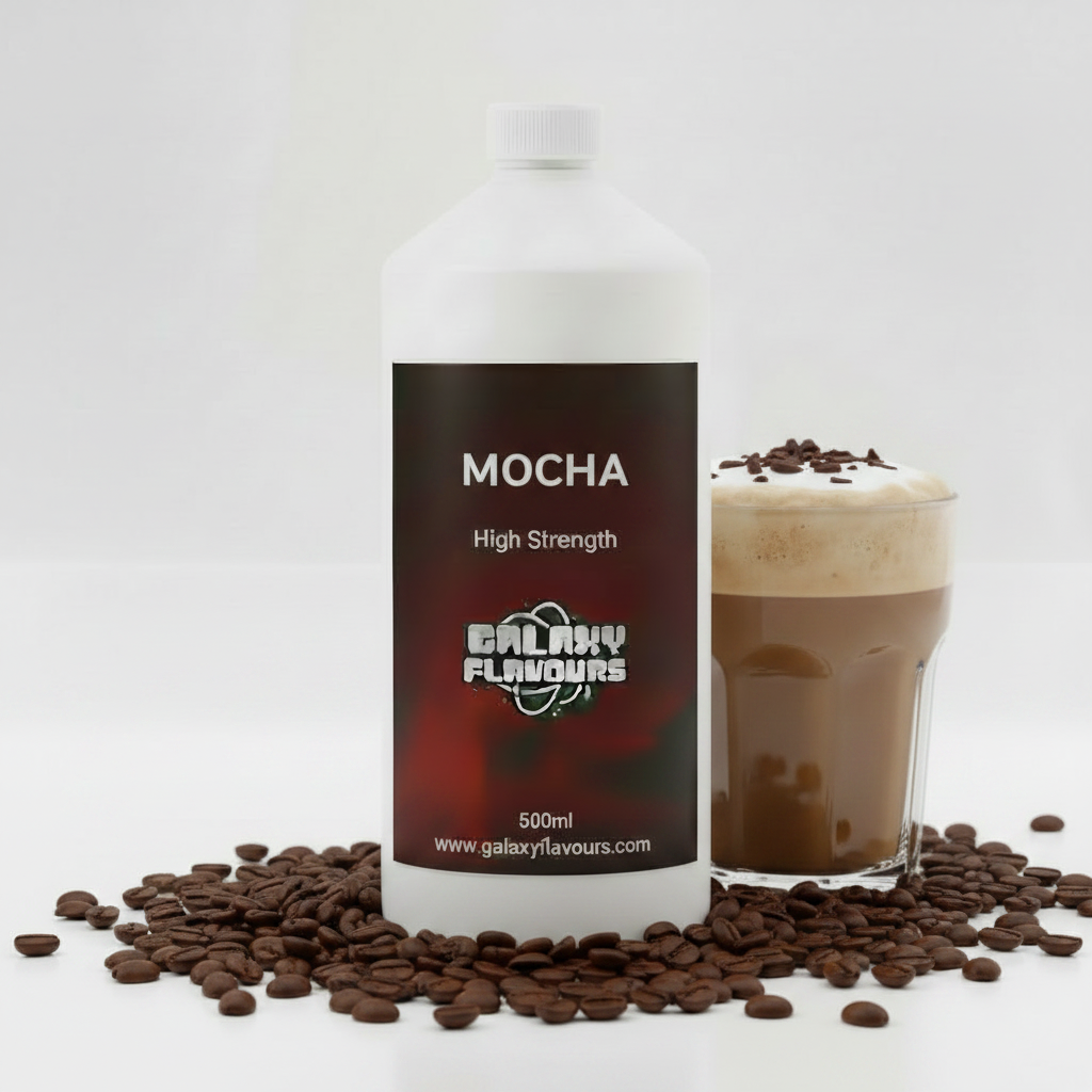 Galaxy Flavours Mocha Food Flavouring Concentrate – Professional High Strength, Vegan, Gluten-Free