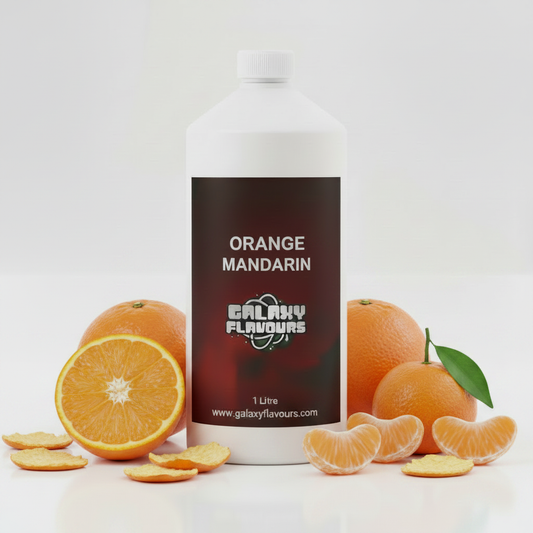 Galaxy Flavours Orange Mandarin Food Flavouring Concentrate – Professional High Strength, Vegan, Gluten-Free