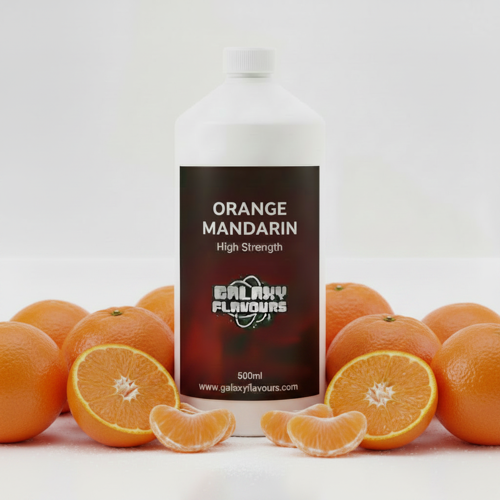 Galaxy Flavours Orange Mandarin Food Flavouring Concentrate – Professional High Strength, Vegan, Gluten-Free