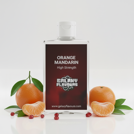 Galaxy Flavours Orange Mandarin Food Flavouring Concentrate – Professional High Strength, Vegan, Gluten-Free