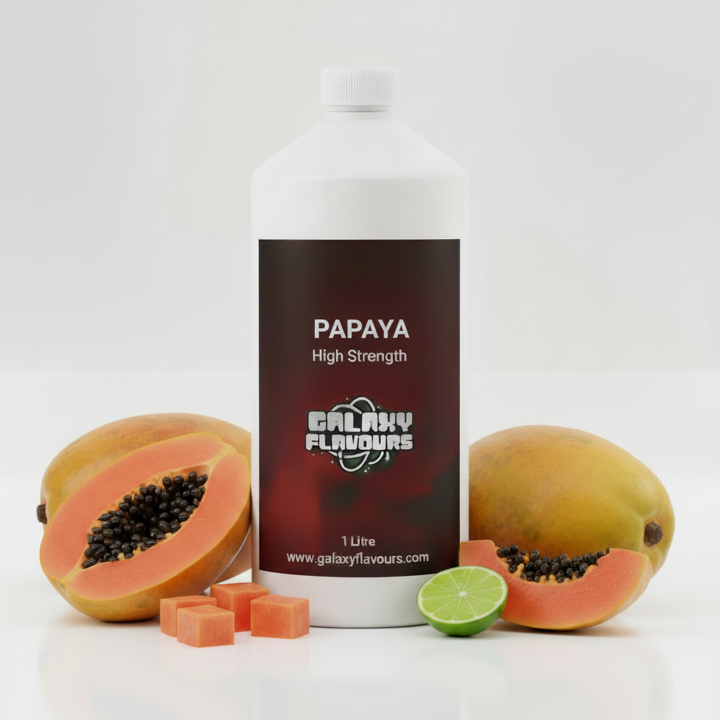 Galaxy Flavours Papaya Food Flavouring Concentrate – Professional High Strength, Vegan, Gluten-Free