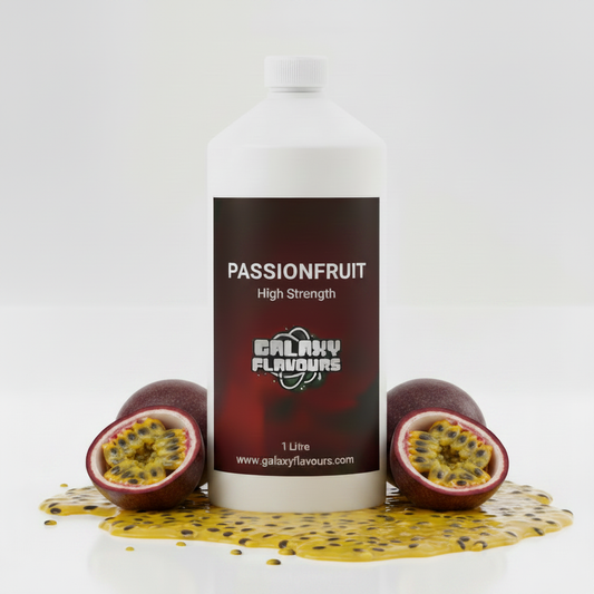 Galaxy Flavours Passionfruit Food Flavouring Concentrate – Professional High Strength, Vegan, Gluten-Free