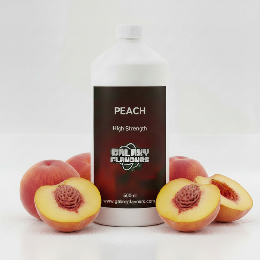 Galaxy Flavours Peach Food Flavouring Concentrate – Professional High Strength, Vegan, Gluten-Free