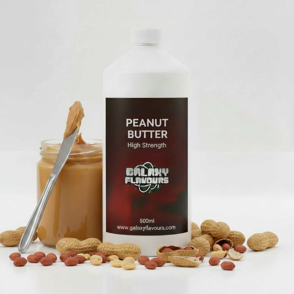 Galaxy Flavours Peanut Butter Food Flavouring Concentrate – Professional High Strength, Vegan, Gluten-Free