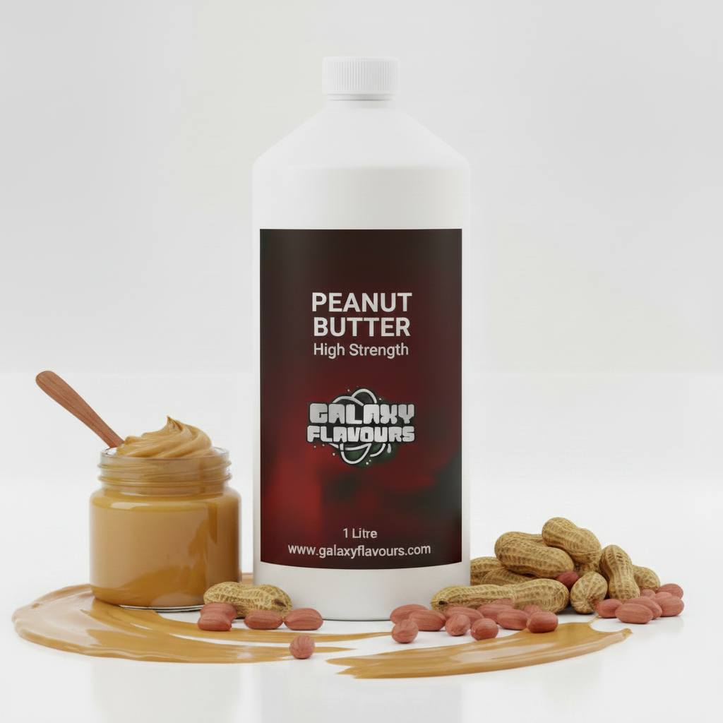 Galaxy Flavours Peanut Butter Food Flavouring Concentrate – Professional High Strength, Vegan, Gluten-Free