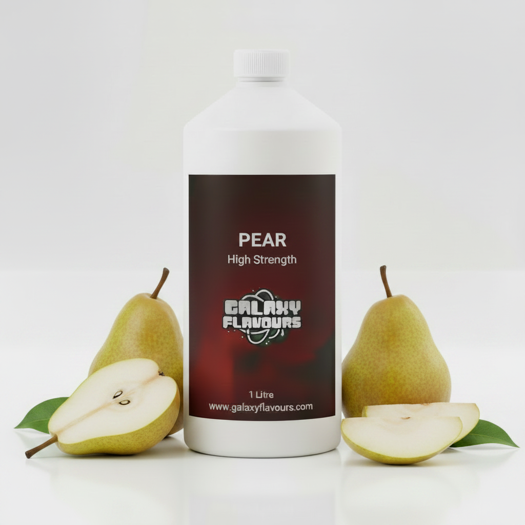Galaxy Flavours Pear Food Flavouring Concentrate – Professional High Strength, Vegan, Gluten-Free