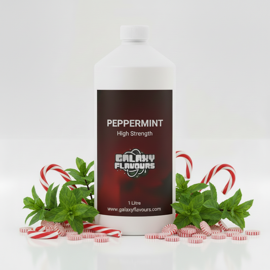 Galaxy Flavours Peppermint Food Flavouring Concentrate – Professional High Strength, Vegan, Gluten-Free