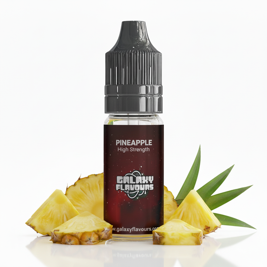 Galaxy Flavours Pineapple Food Flavouring Concentrate 10ml – Professional High Strength, Vegan, Gluten-Free