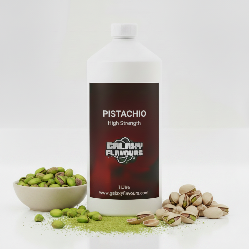 Galaxy Flavours Pistachio Food Flavouring Concentrate – Professional High Strength, Vegan, Gluten-Free