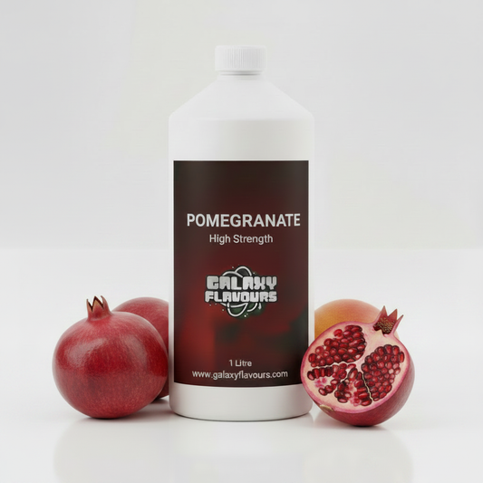 Galaxy Flavours Pomegranate Food Flavouring Concentrate – Professional High Strength, Vegan, Gluten-Free