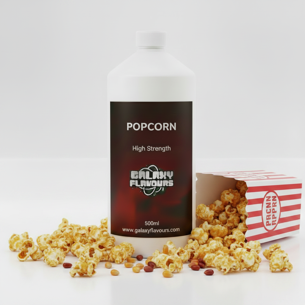 Galaxy Flavours Popcorn Food Flavouring Concentrate – Professional High Strength, Vegan, Gluten-Free