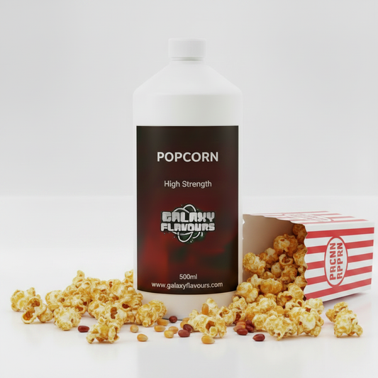 Galaxy Flavours Popcorn Food Flavouring Concentrate – Professional High Strength, Vegan, Gluten-Free