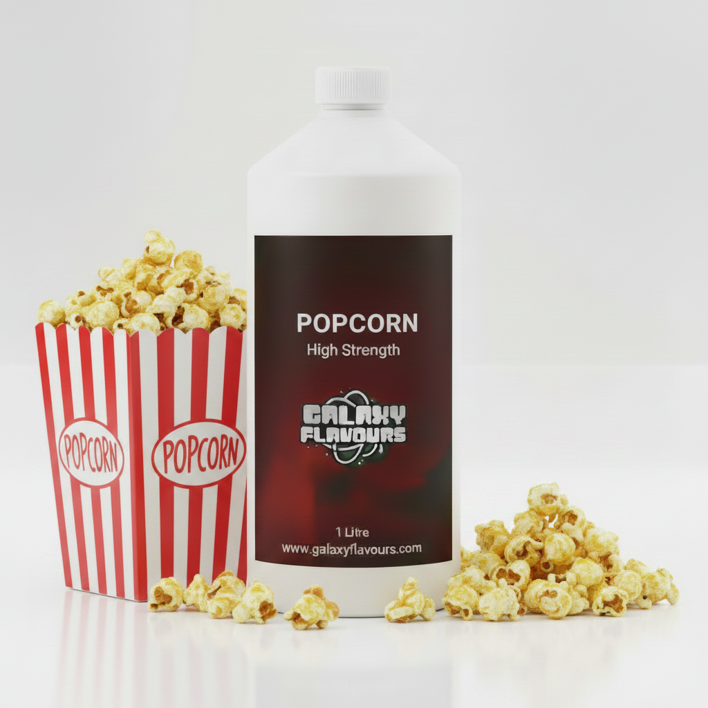 Galaxy Flavours Popcorn Food Flavouring Concentrate – Professional High Strength, Vegan, Gluten-Free
