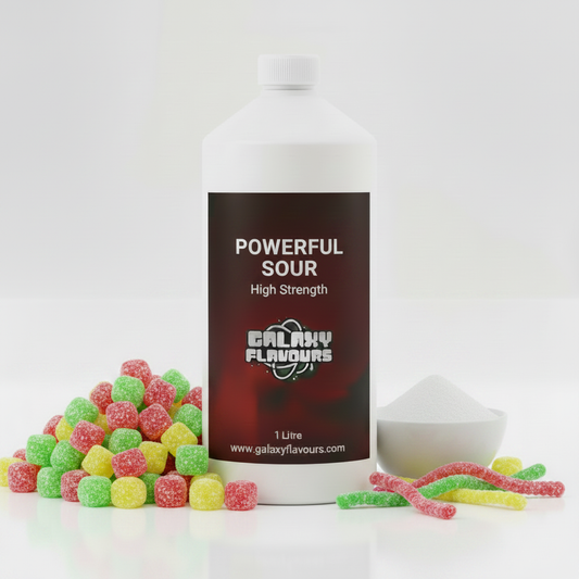 Galaxy Flavours Powerful Sour Food Flavouring Concentrate – Professional High Strength, Vegan, Gluten-Free