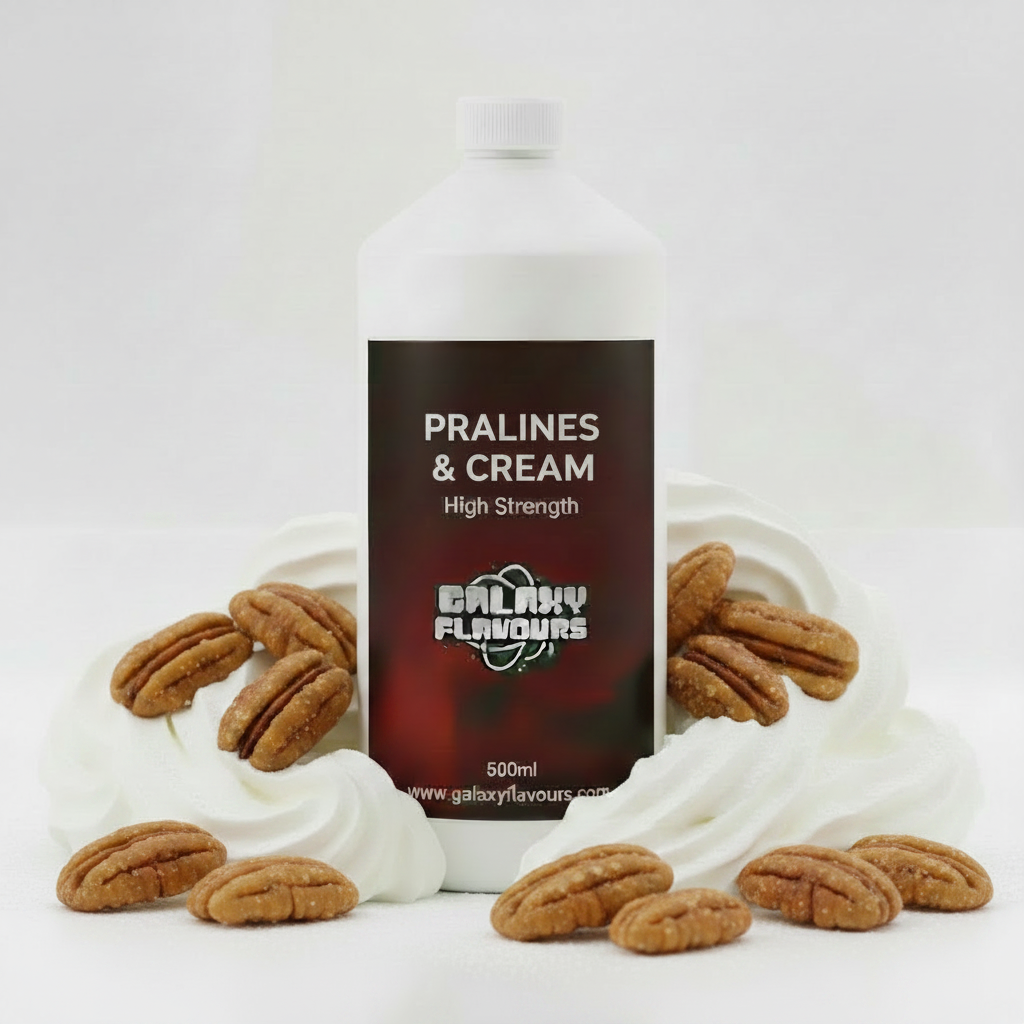 Galaxy Flavours Pralines and Cream Food Flavouring Concentrate – Professional High Strength, Vegan, Gluten-Free