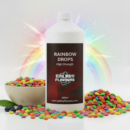 Galaxy Flavours Rainbow Drops Food Flavouring Concentrate – Professional High Strength, Vegan, Gluten-Free