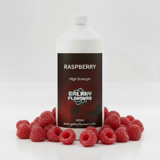 Galaxy Flavours Raspberry Food Flavouring Concentrate – Professional High Strength, Vegan, Gluten-Free