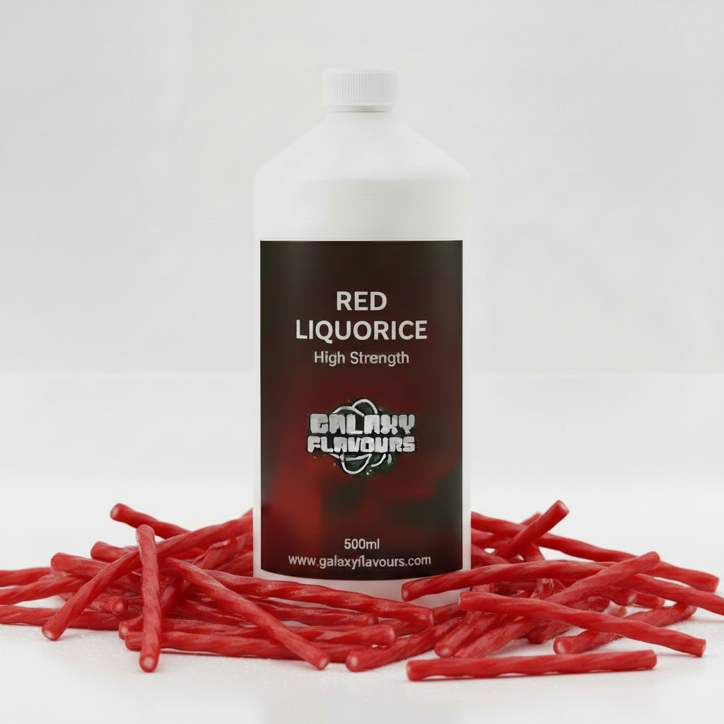 Galaxy Flavours Red Liquorice Food Flavouring Concentrate – Professional High Strength, Vegan, Gluten-Free