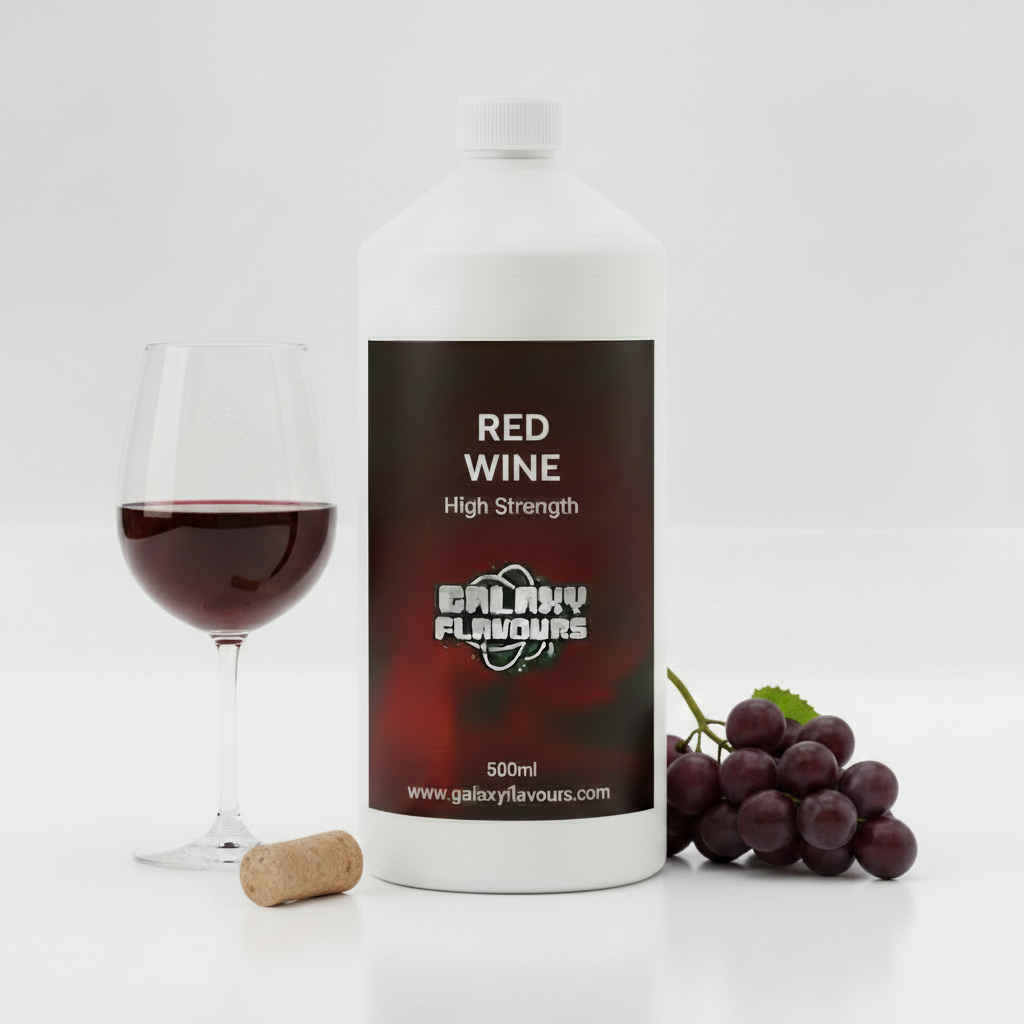 Galaxy Flavours Red Wine Food Flavouring Concentrate – Professional High Strength, Vegan, Gluten-Free