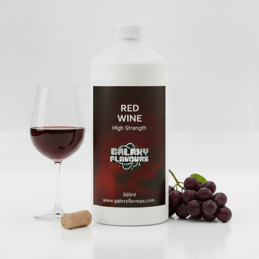 Galaxy Flavours Red Wine Food Flavouring Concentrate – Professional High Strength, Vegan, Gluten-Free
