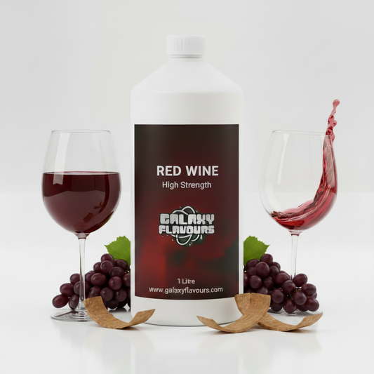 Galaxy Flavours Red Wine Food Flavouring Concentrate – Professional High Strength, Vegan, Gluten-Free