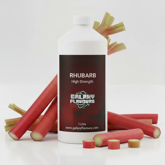 Galaxy Flavours Rhubarb Food Flavouring Concentrate – Professional High Strength, Vegan, Gluten-Free