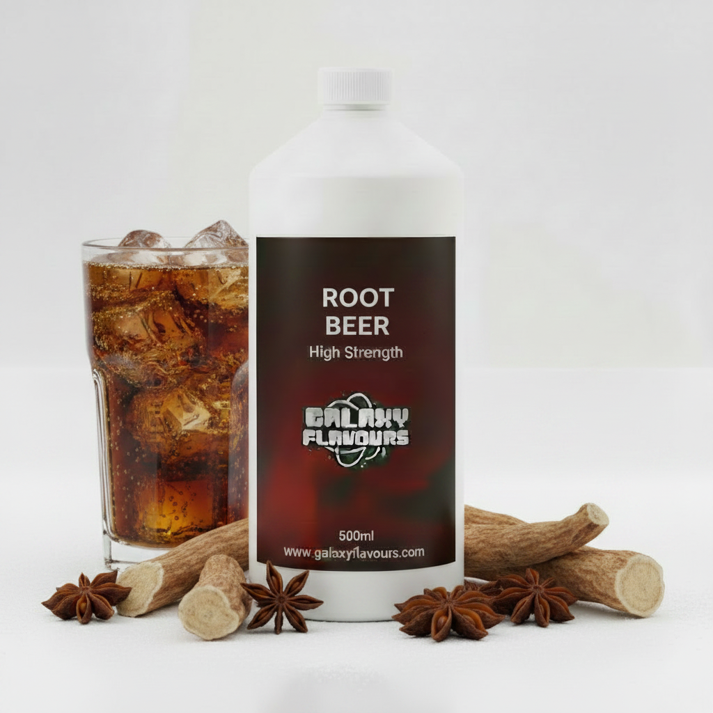 Galaxy Flavours Root Beer Food Flavouring Concentrate – Professional High Strength, Vegan, Gluten-Free