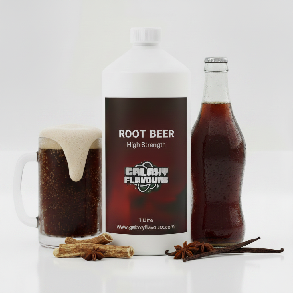 Galaxy Flavours Root Beer Food Flavouring Concentrate – Professional High Strength, Vegan, Gluten-Free
