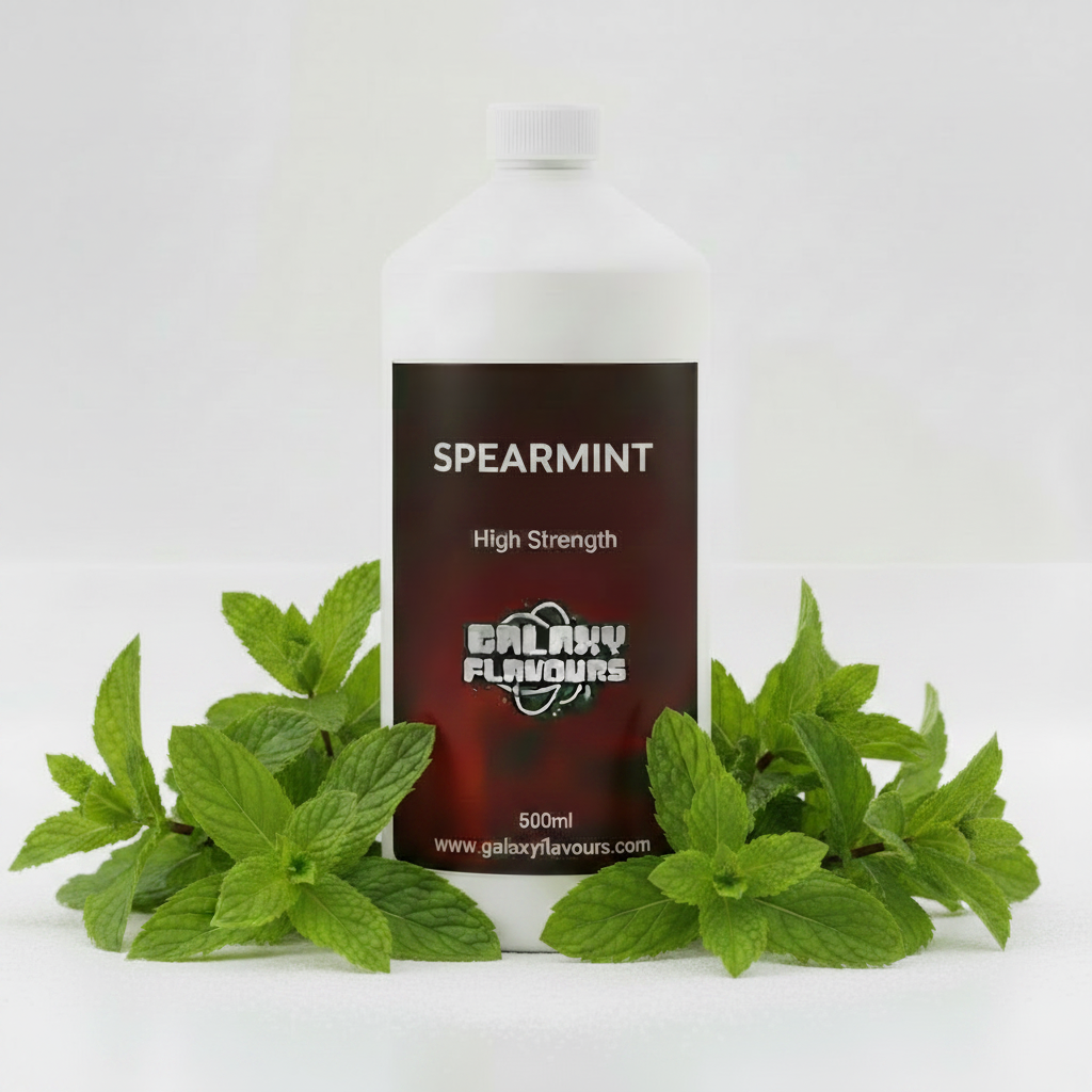 Galaxy Flavours Spearmint Food Flavouring Concentrate – Professional High Strength, Vegan, Gluten-Free