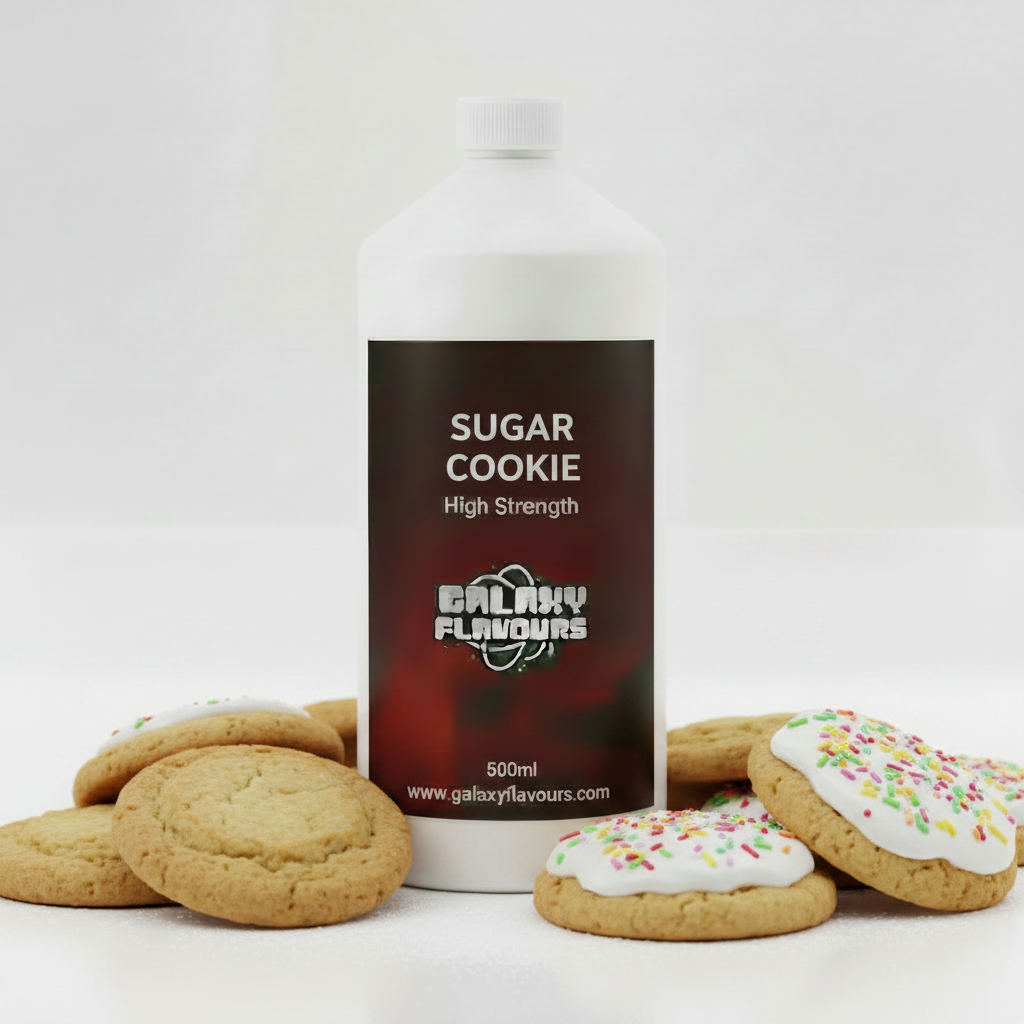 Galaxy Flavours Sugar Cookie Food Flavouring Concentrate – Professional High Strength, Vegan, Gluten-Free