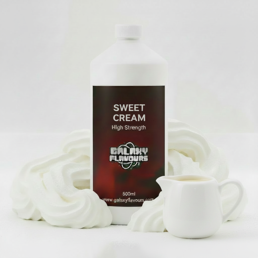 Galaxy Flavours Sweet Cream Food Flavouring Concentrate – Professional High Strength, Vegan, Gluten-Free