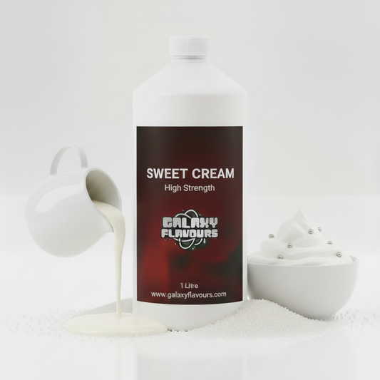 Galaxy Flavours Sweet Cream Food Flavouring Concentrate – Professional High Strength, Vegan, Gluten-Free