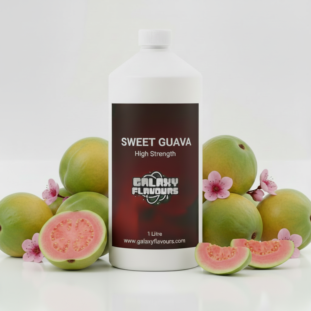 Galaxy Flavours Sweet Guava Food Flavouring Concentrate – Professional High Strength, Vegan, Gluten-Free