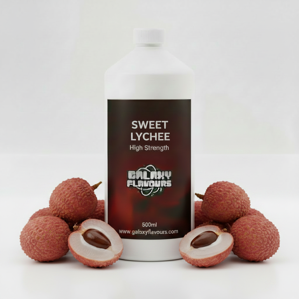 Galaxy Flavours Sweet Lychee Food Flavouring Concentrate – Professional High Strength, Vegan, Gluten-Free