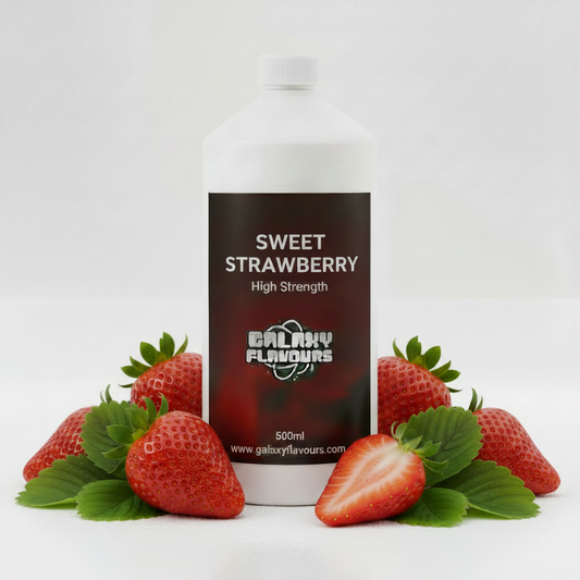 Galaxy Flavours Sweet Strawberry Food Flavouring Concentrate – Professional High Strength, Vegan, Gluten-Free