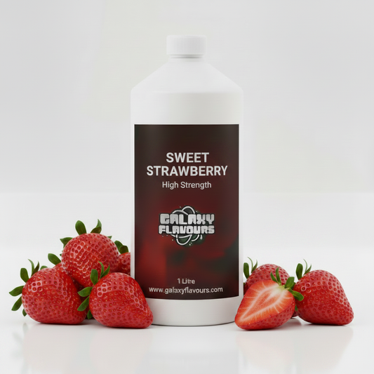 Galaxy Flavours Sweet Strawberry Food Flavouring Concentrate – Professional High Strength, Vegan, Gluten-Free