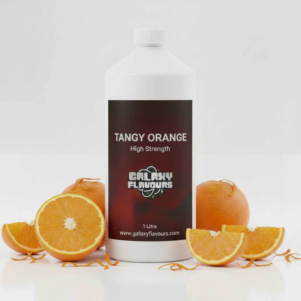 Galaxy Flavours Tangy Orange Food Flavouring Concentrate – Professional High Strength, Vegan, Gluten-Free