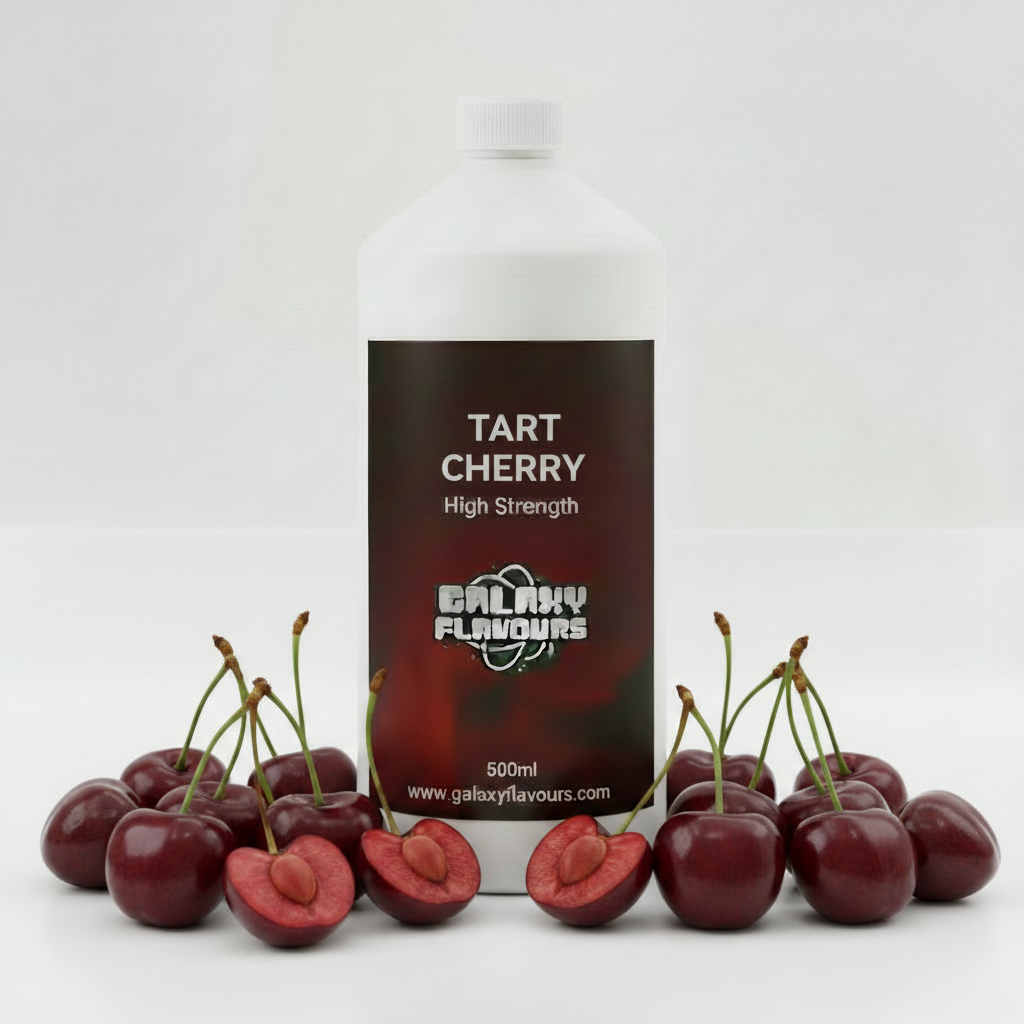 Galaxy Flavours Tart Cherry Food Flavouring Concentrate – Professional High Strength, Vegan, Gluten-Free