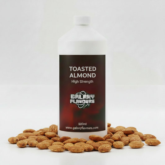 Galaxy Flavours Toasted Almond Food Flavouring Concentrate – Professional High Strength, Vegan, Gluten-Free