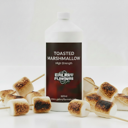 Galaxy Flavours Toasted Marshmallow Food Flavouring Concentrate – Professional High Strength, Vegan, Gluten-Free